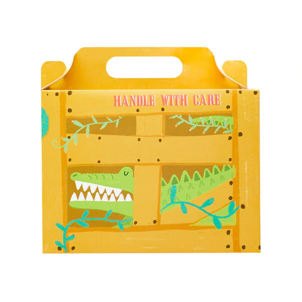 Crocodile Crate Party Lunch Boxes Pack of 5