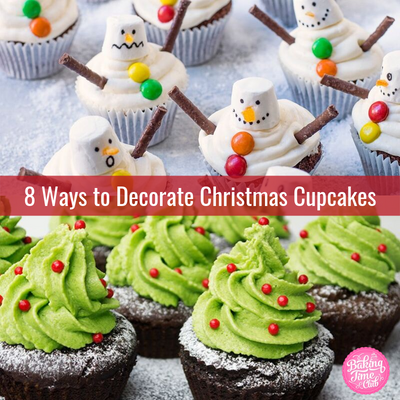 8 Ways to Decorate Christmas Cupcakes