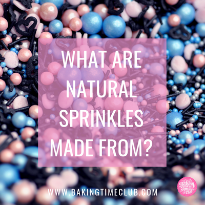 What are natural sprinkles made from?
