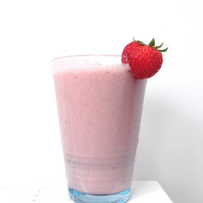 Strawberry Banana Milkshake – Dairy Free Recipe