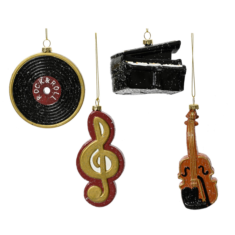 Vinyl Record Rock & Roll Hanging Christmas Bauble