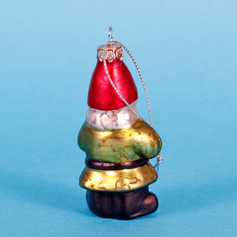 Garden Gnome Shaped Bauble Hanging Decoration