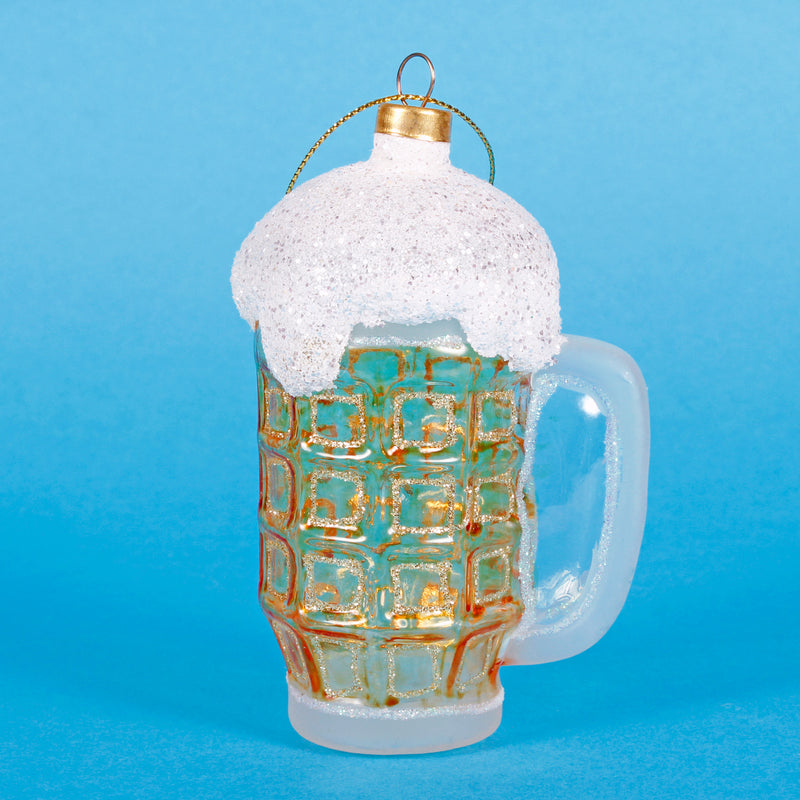 Frothy Beer Shaped Bauble Hanging Decoration