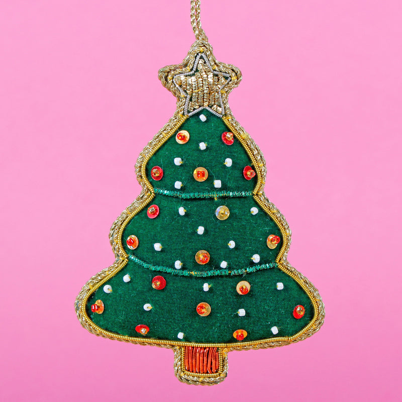 Christmas Tree Zari Decoration