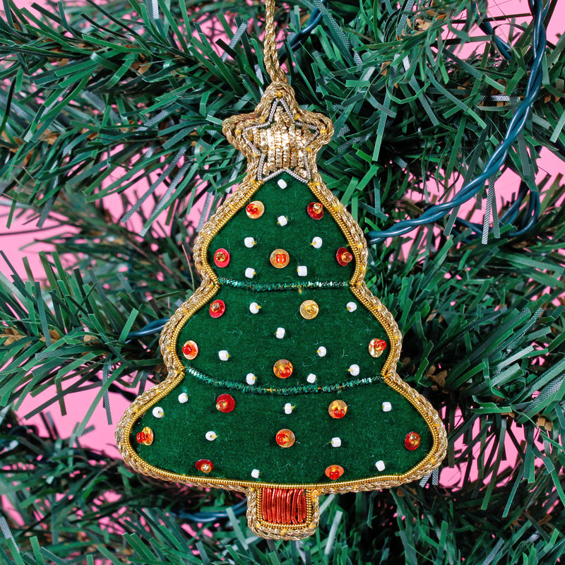 Christmas Tree Zari Decoration