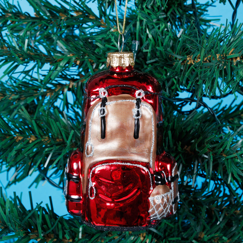 Backpack Hanging Christmas Bauble