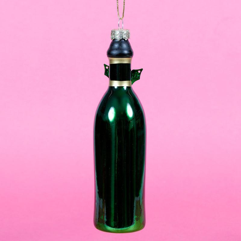 Sherry Bottle Shaped Hanging Christmas Bauble
