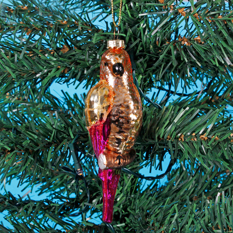 Colourful Parrots Hanging Christmas Decorations- Set Of 3