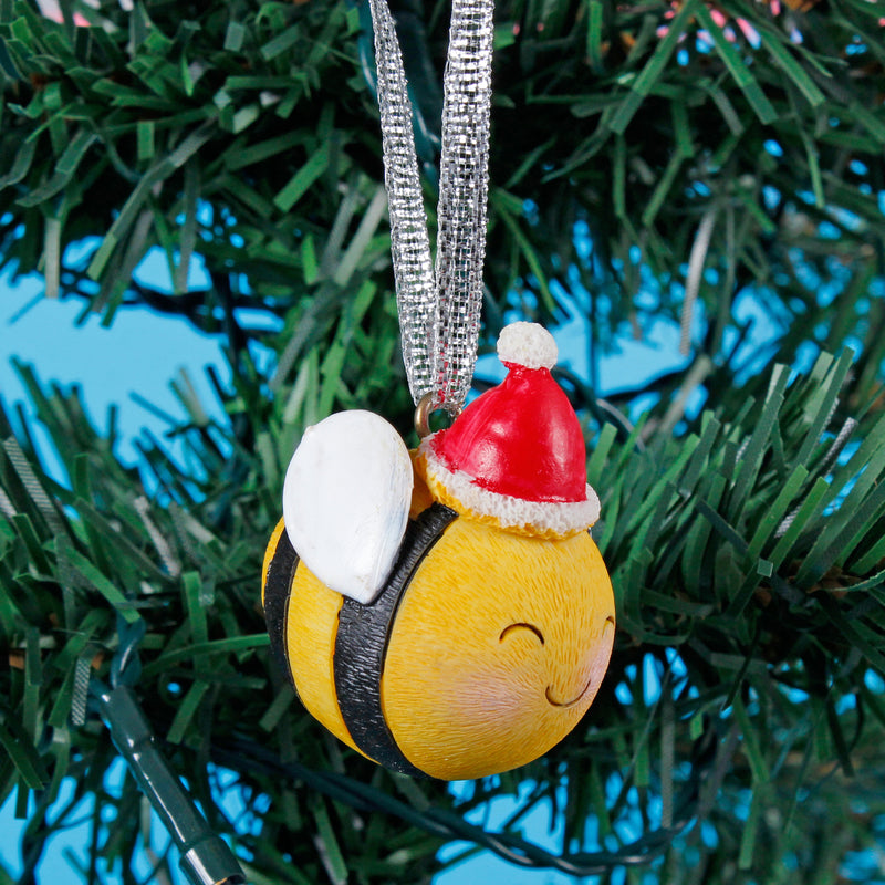Christmas Bee Hanging Decorations - Set of 3