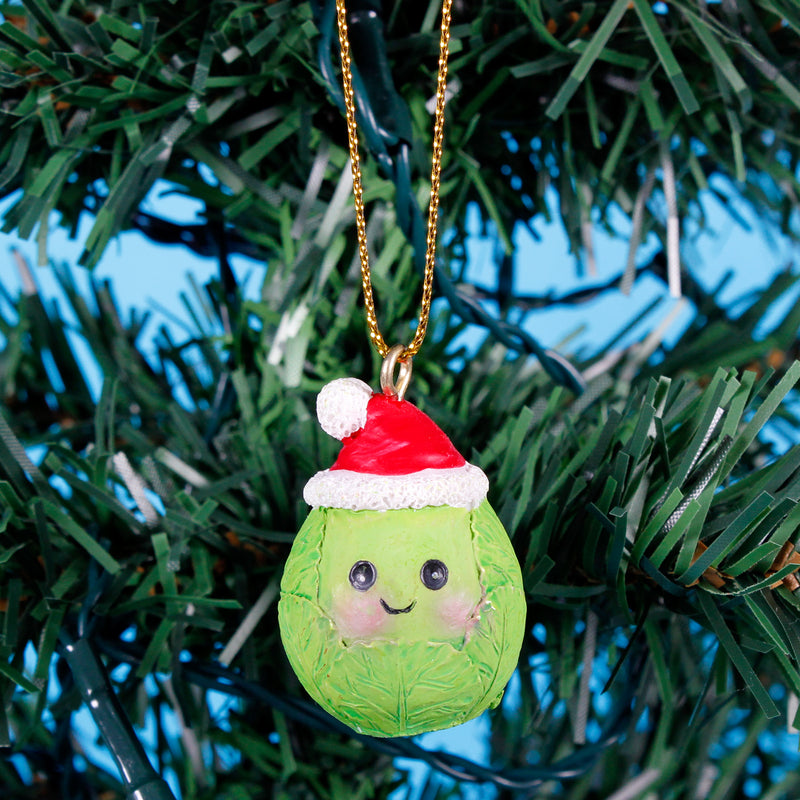 Mini Christmas Vegetables  Baubles - Set of 4 Hanging Decorations