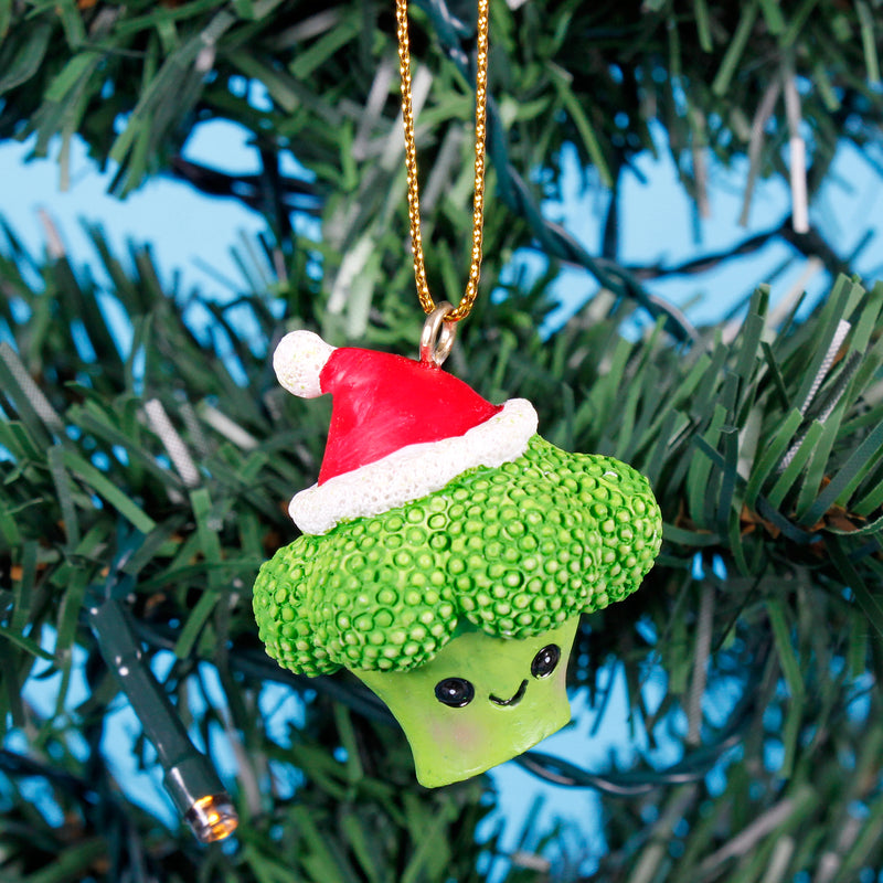 Mini Christmas Vegetables  Baubles - Set of 4 Hanging Decorations