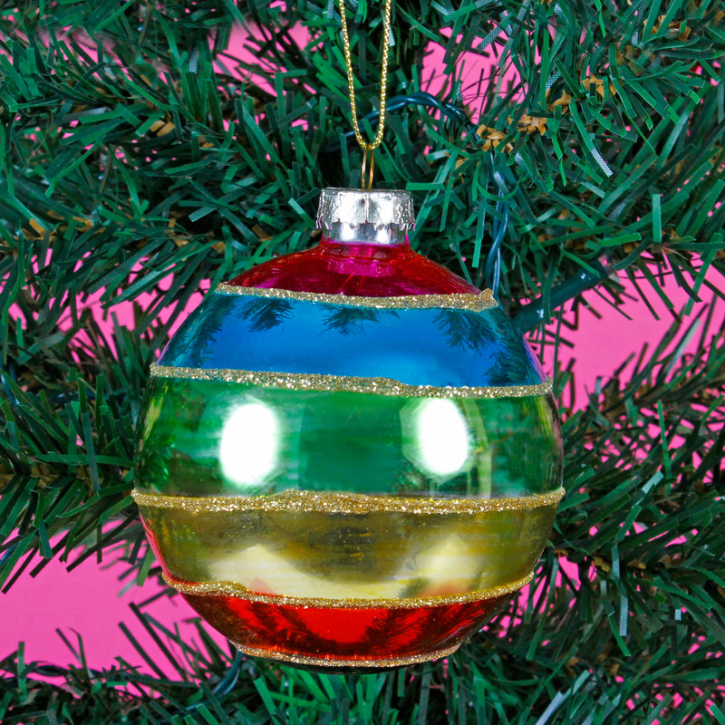 Rainbow Traditional Shaped Bauble