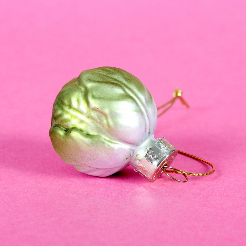 Brussel Sprout Baubles Set of 6
