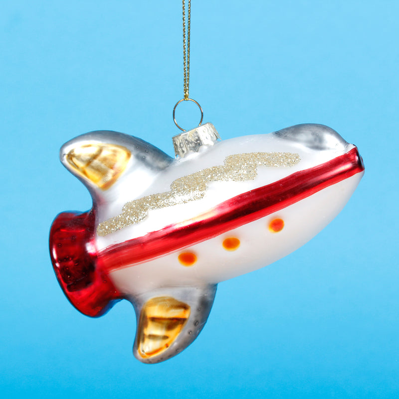 Intergalactic Spaceship Shaped Bauble