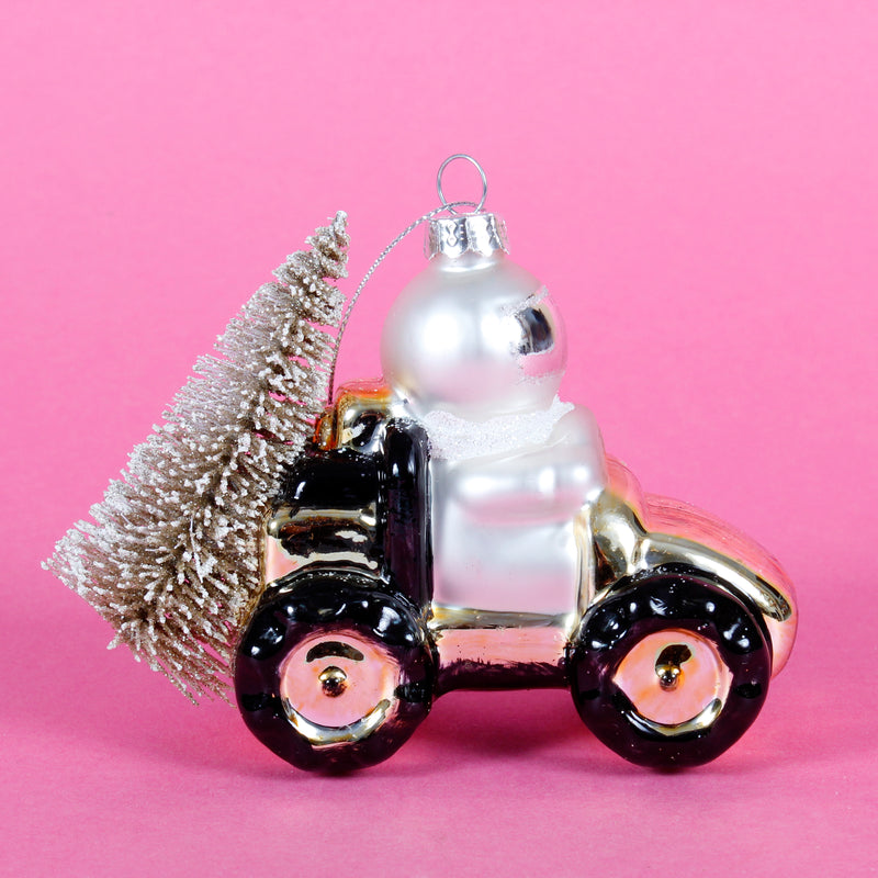 Outer Space Astronaut Explorer Shaped Bauble Hanging Decoration