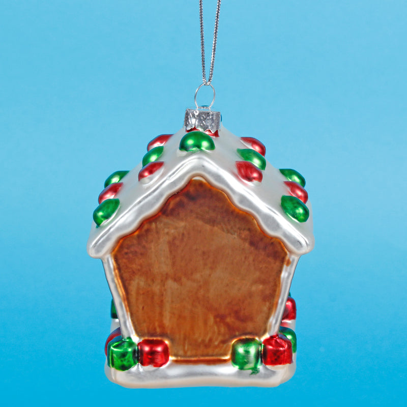 Classic Gingerbread House Shaped Bauble