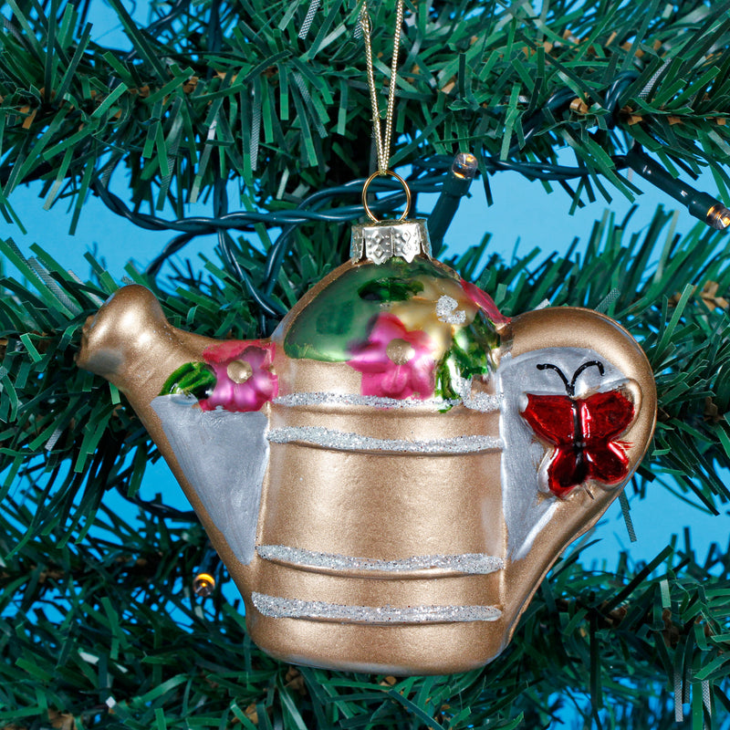 Watering Can Shaped Bauble Hanging Decoration