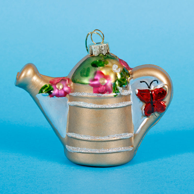 Watering Can Shaped Bauble Hanging Decoration