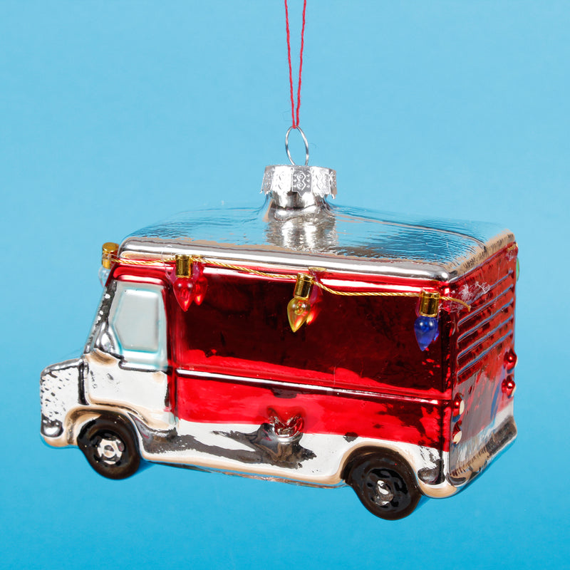 Mobile Home Shaped Bauble Hanging Decoration Set