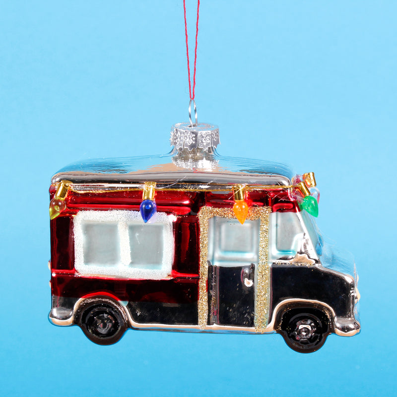 Mobile Home Shaped Bauble Hanging Decoration Set