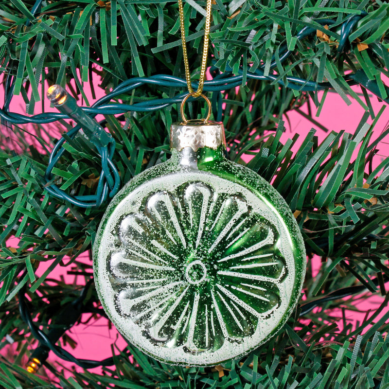 Lime Slice Shaped Bauble Hanging Decoration