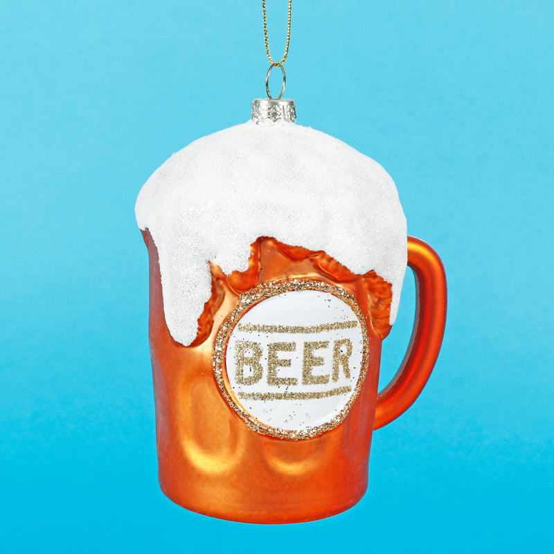 Pint of Beer 3D Hanging Christmas Decoration Bauble
