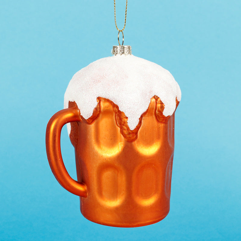 Pint of Beer 3D Hanging Christmas Decoration Bauble
