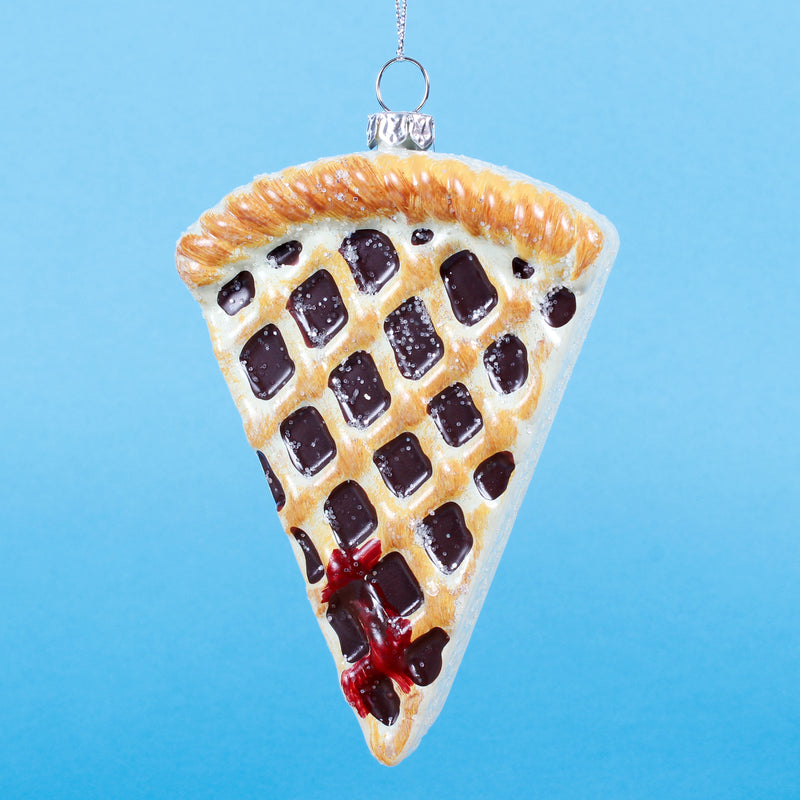 Pie Slices Shaped Hanging Christmas Tree Bauble 3D Set of 2
