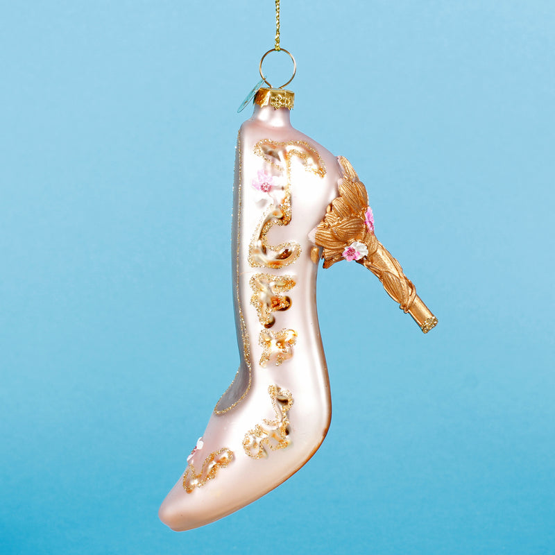 Stiletto Shoe Shaped 3d Christmas Hanging Decoration Bauble