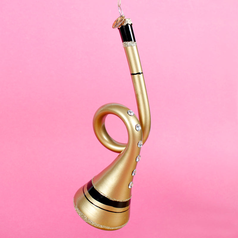 Musical Instrument 3D Glass Christmas Hanging Bauble
