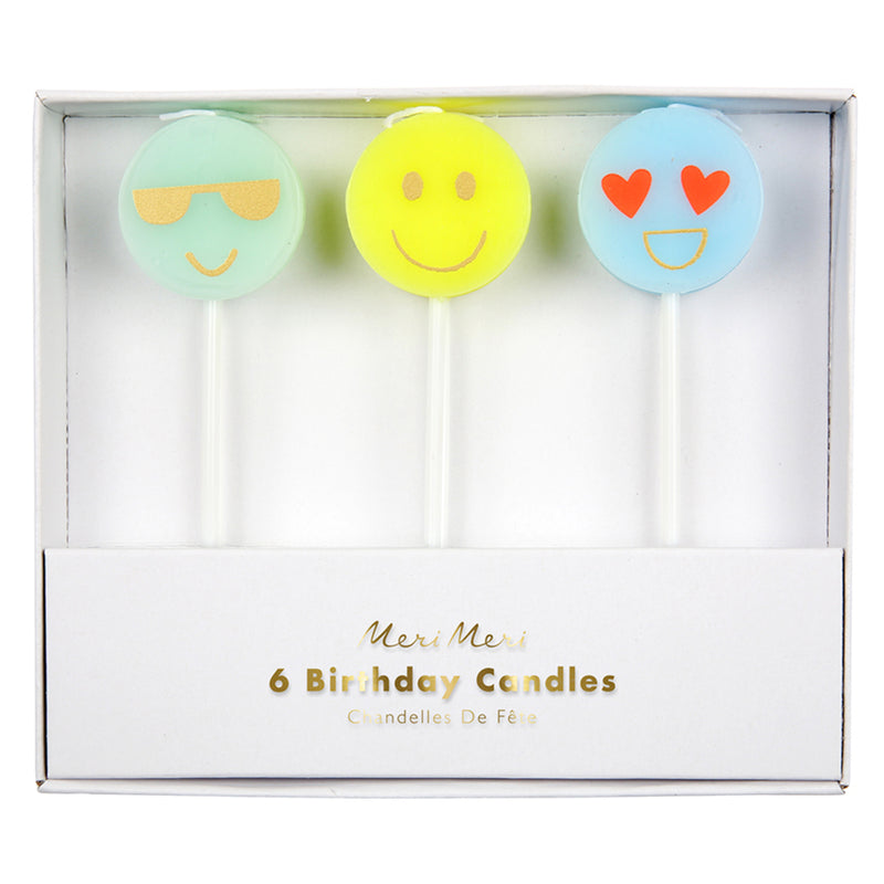 Emoji Candles (Pack of 6)