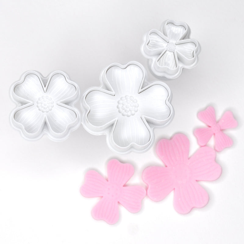 4 Leaf Clover / Petal Flower Fondant Cutter (Set of 3)