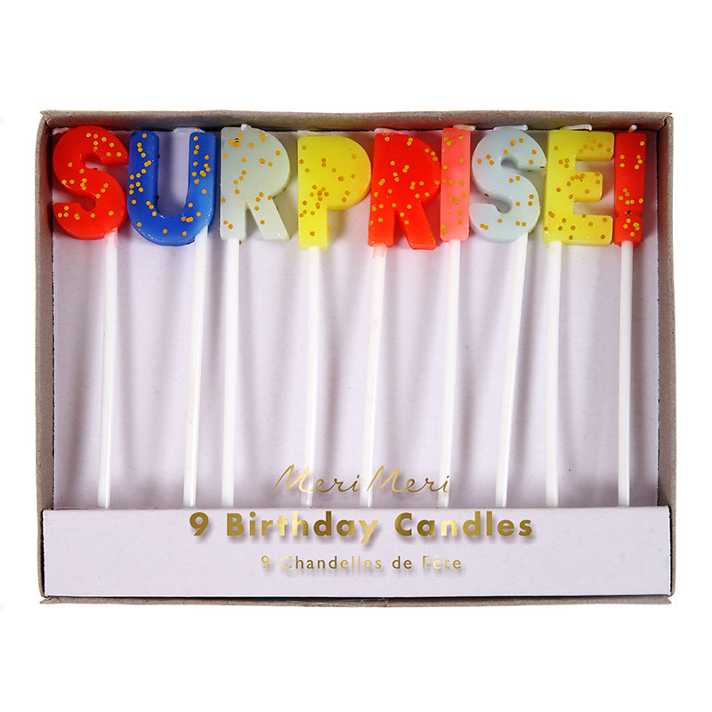 SURPRISE Cake Candles