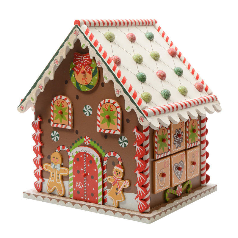 Advent Calendar 3d Gingerbread House Christmas Decoration