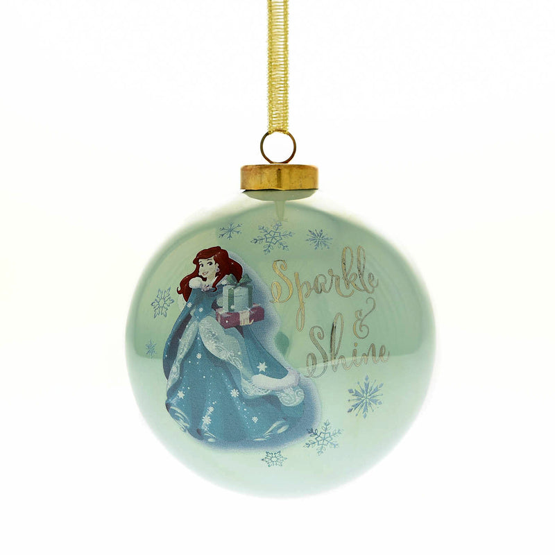 Ariel The Little Mermaid Bauble 3D Hanging Christmas Tree Disney Decoration