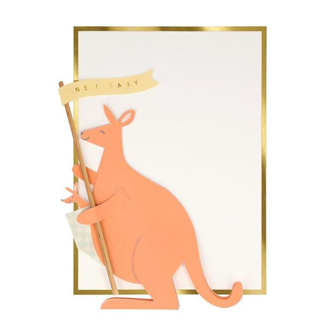 Baby Kangaroo Stand-Up Card