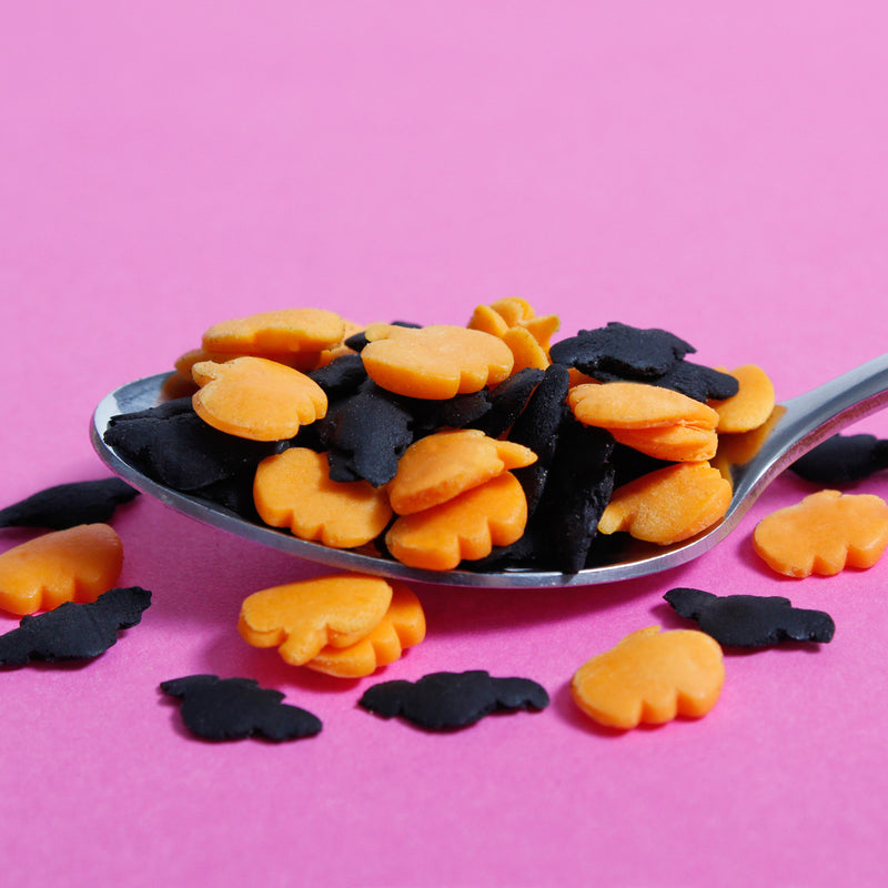 Bats and Pumpkins Halloween Sprinkles (Best Before 30 Jun 2025)