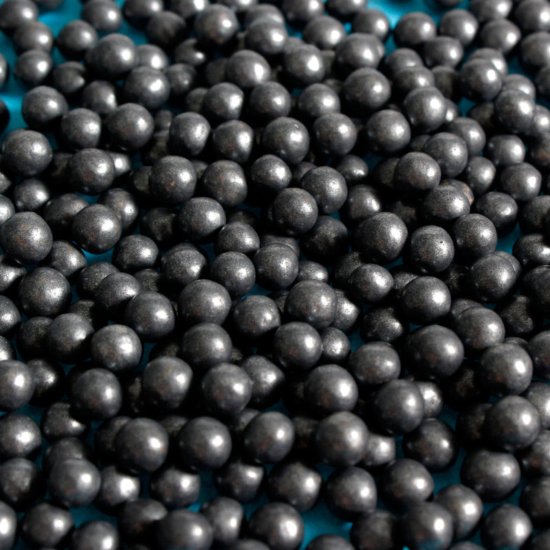 Bulk Bag - Black 4mm Edible Pearls (Best Before 30 Jun 2024)