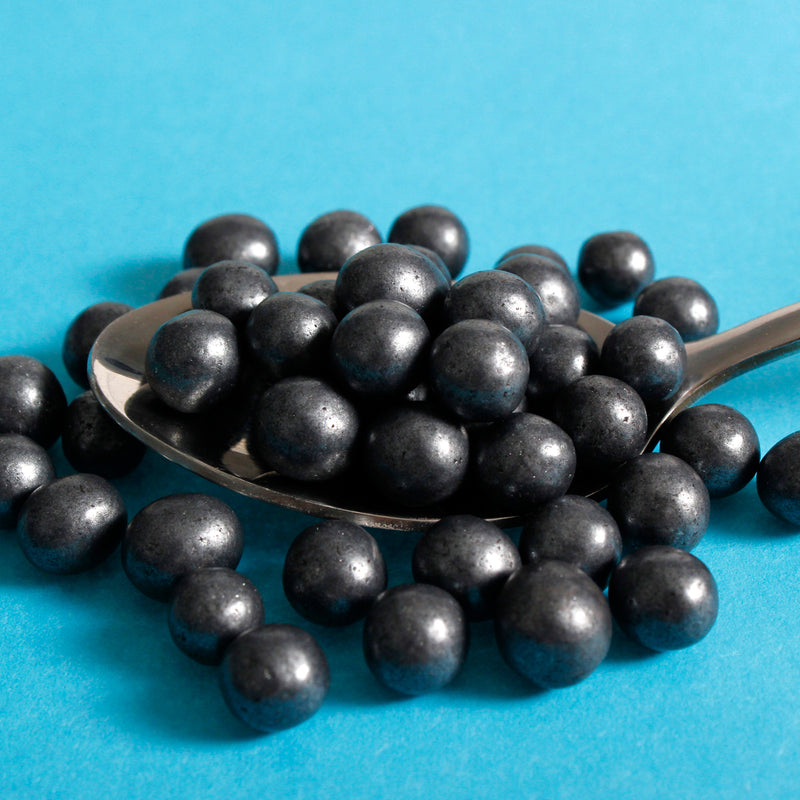 Bulk Bag - Black 6mm Edible Pearls (Best Before  30 Jun 2024)