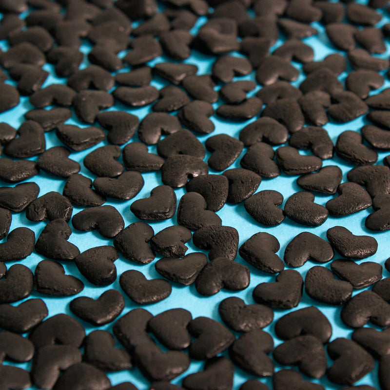 Black Hearts Confetti Sprinkles (Best Before 31 Dec 2024)