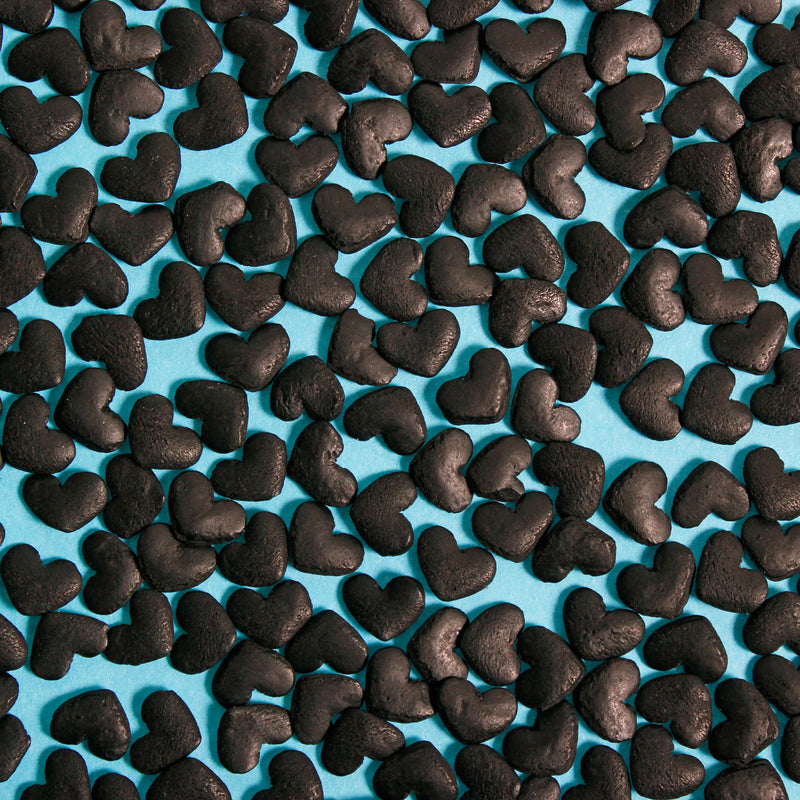 Black Hearts Confetti Sprinkles (Best Before 31 Dec 2024)