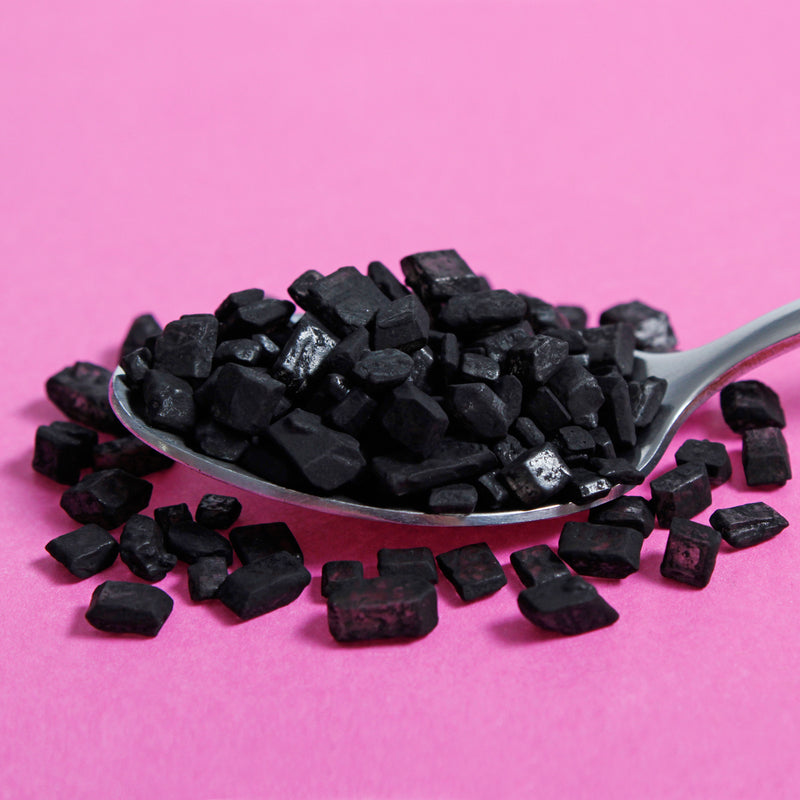 Black Matte Sugar Rocks Sprinkles (Best Before 30 Jun 2025)