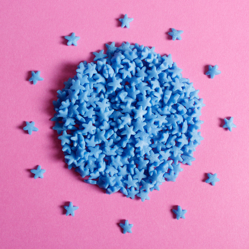 Bulk Bag - Blue Stars Confetti Sprinkles