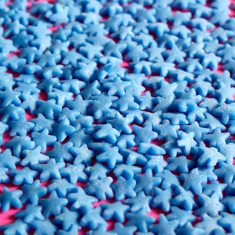 Bulk Bag - Blue Stars Confetti Sprinkles (Best Before 28 Dec 2025)