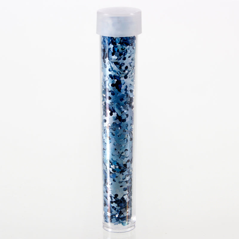 Luxury Blue Glitter Snowflake Sprinkles (Made to order)