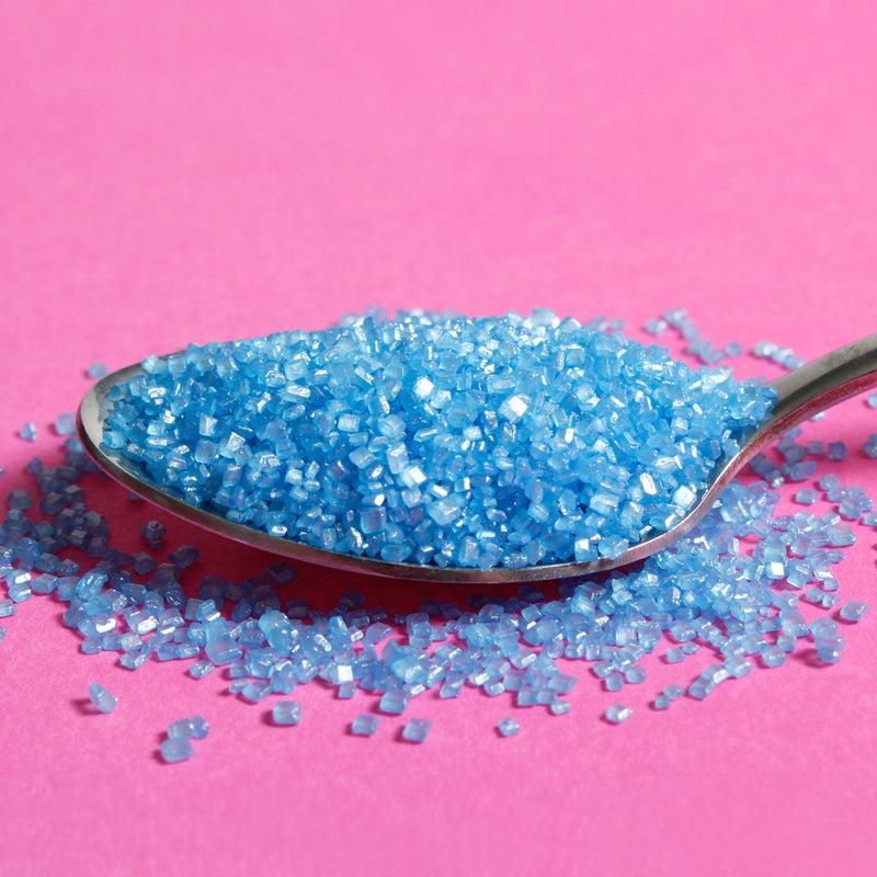 Bulk Bag - Blue Sparkly Sanding Sugar (Best Before 31 Dec 2023)