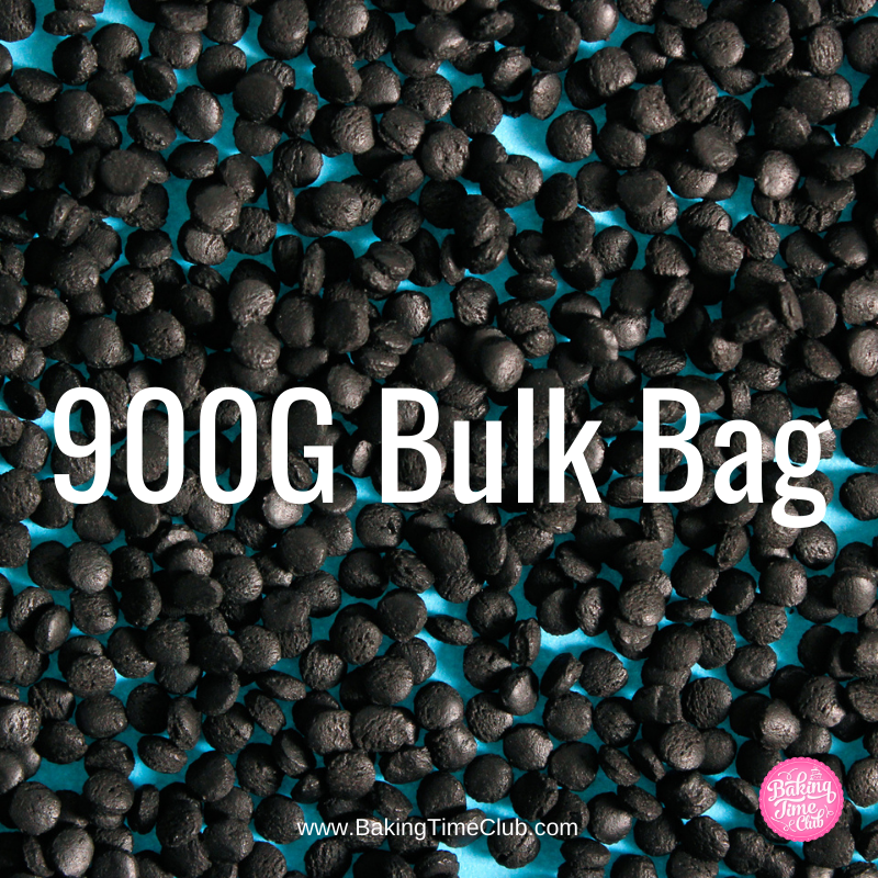 Bulk Bag - Black MINI Sequins Confetti Sprinkles (Best Before End: 30 Jun 2025)