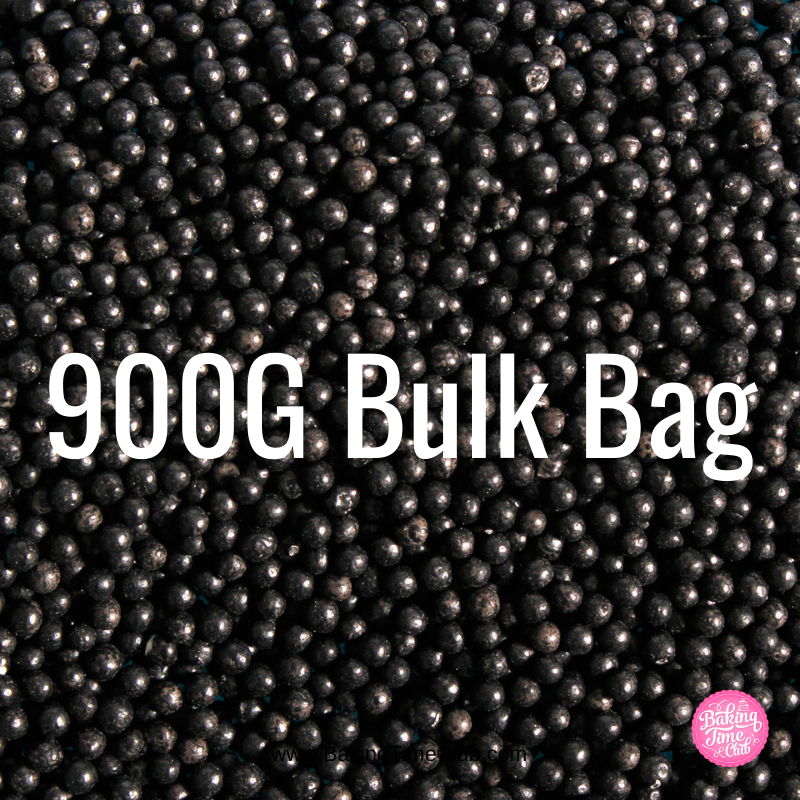 Bulk Bag - Black Nonpareils 100s & 1000s (Best Before 28 Dec 2025)