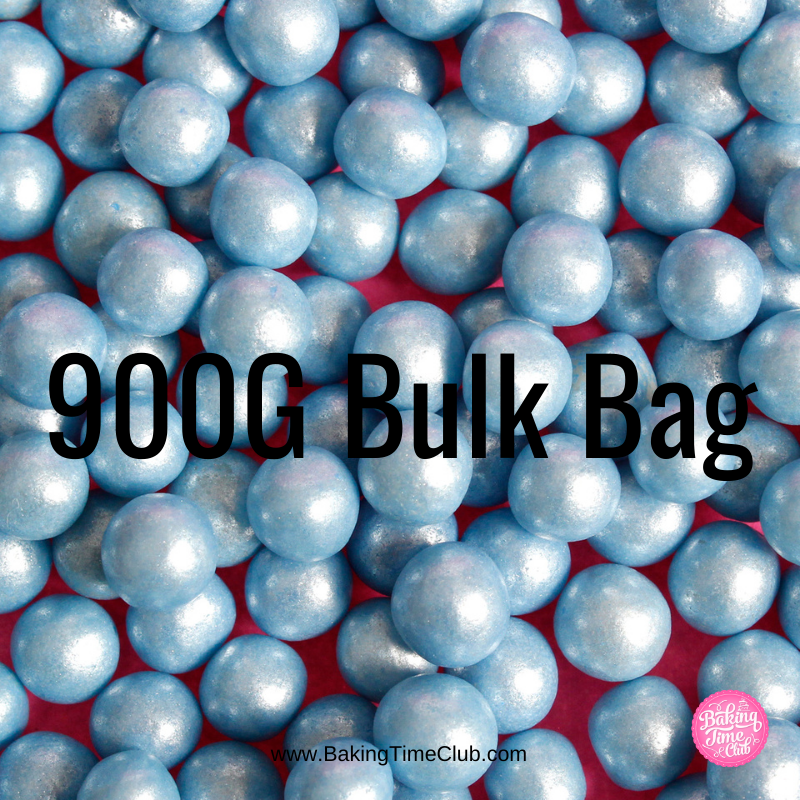 Bulk Bag - Blue 6mm Edible Pearls (Best Before 31 Dec 2024)