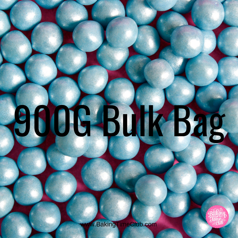 Bulk Bag - Blue 8mm Edible Pearls (Best Before 30 Jun 2025)